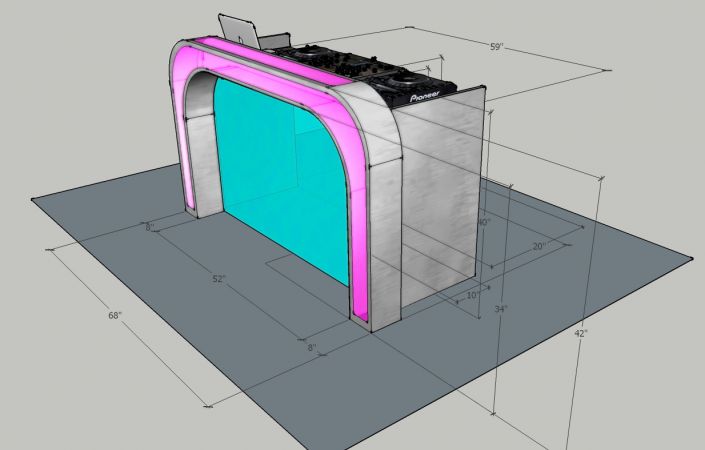Illuminated DJ Table #205<br>1,234 x 788<br>Published 9 years ago